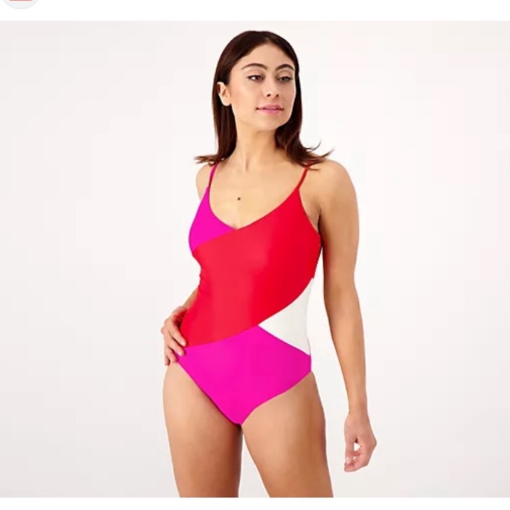 Summersalt The Marina Pink and Red Swimsuit